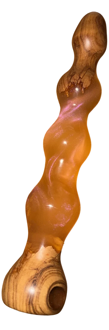 comewood object no. 1, wood and resin